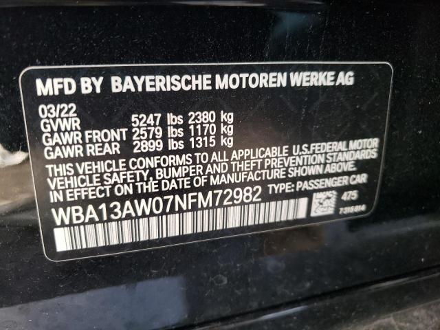 WBA13AW07NFM72982 BMW M440XI  10