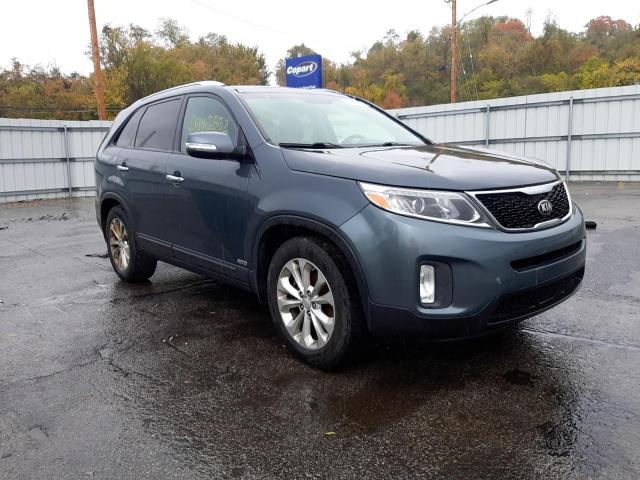 Salvage cars for sale from Copart West Mifflin, PA: 2014 KIA Sorento EX