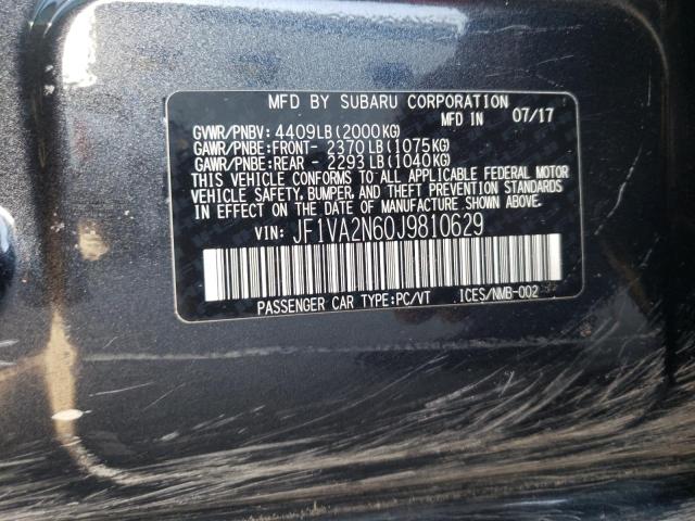 JF1VA2N60J9810629 Subaru Wrx Sti