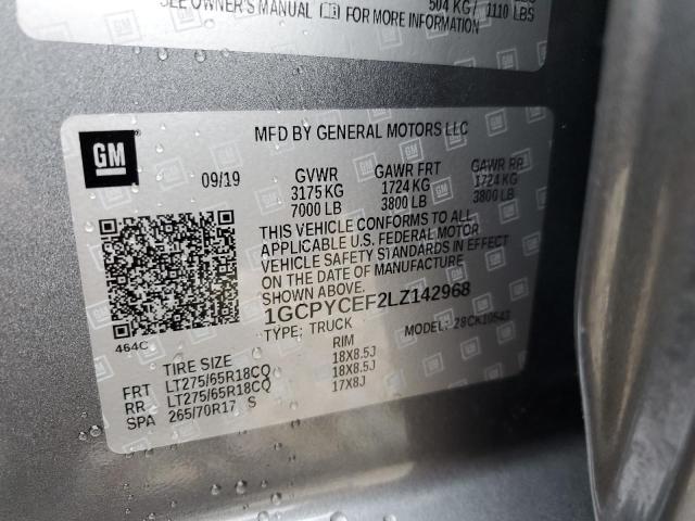 2020 CHEVROLET SILVERADO2 - 1GCPYCEF2LZ142968