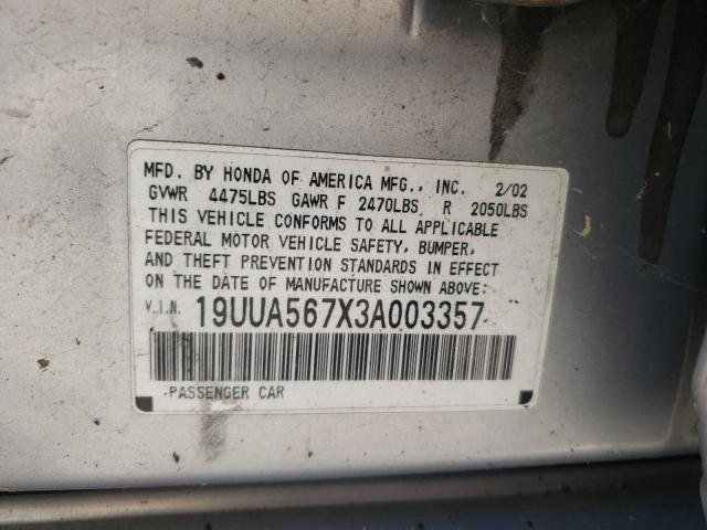 19UUA567X3A003357 Acura 3.2TL