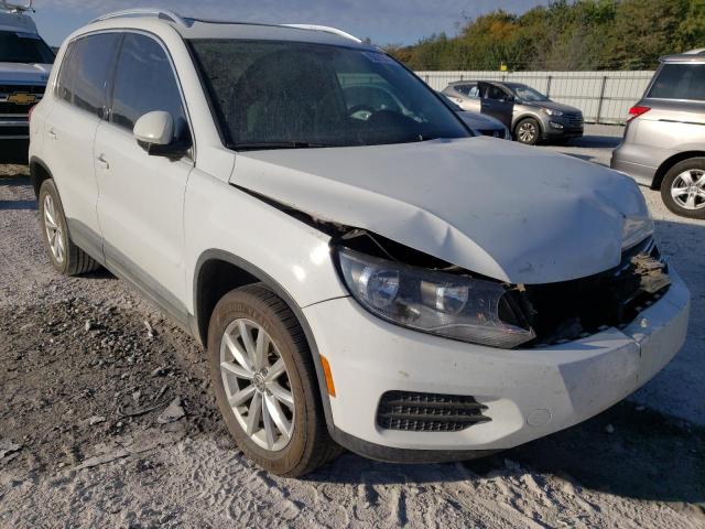 Salvage cars for sale at Prairie Grove, AR auction: 2017 Volkswagen Tiguan WOL