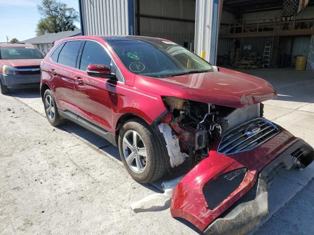 Salvage cars for sale at Sikeston, MO auction: 2019 Ford Edge SEL