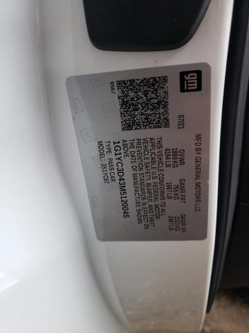 2021 CHEVROLET CORVETTE S - 1G1YC3D43M5120045