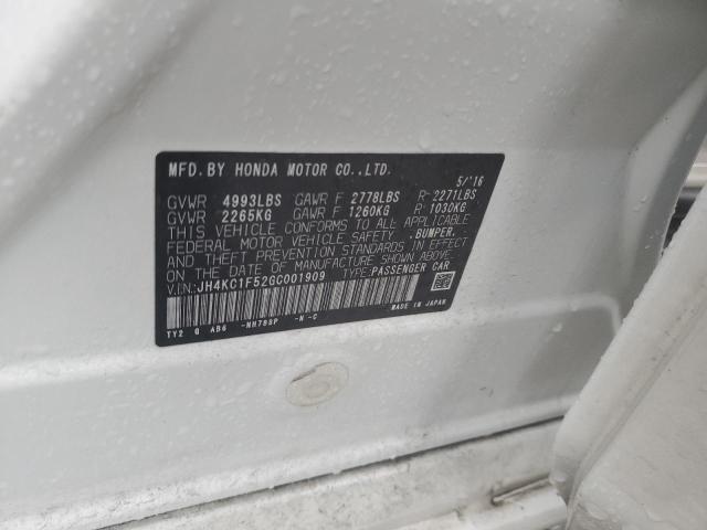 2016 ACURA RLX TECH JH4KC1F52GC001909