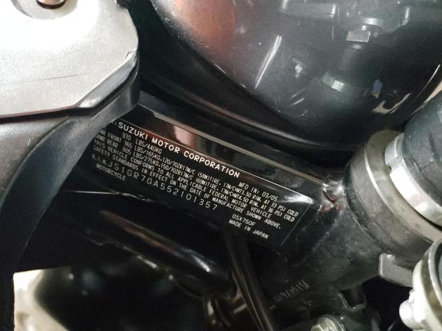 2005 SUZUKI GSX750 F JS1GR7GA552101357