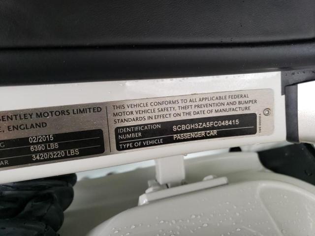 2015 BENTLEY CONTINENTA SCBGH3ZA5FC048415