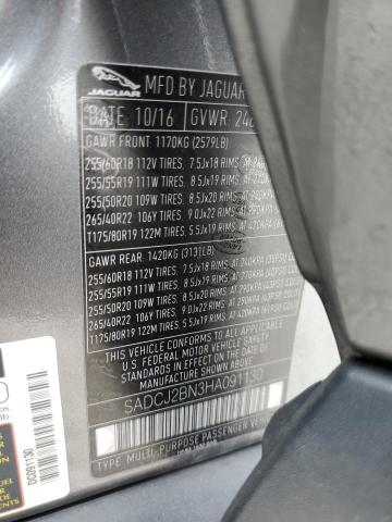 SADCJ2BN3HA091130 Jaguar F-pace Premium