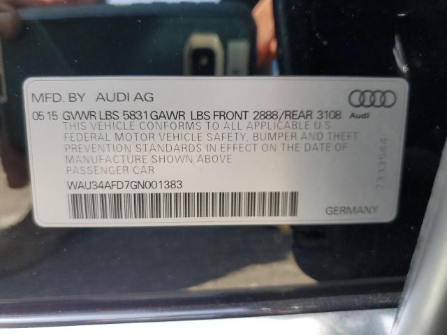 2016 AUDI A8 L QUATT - WAU34AFD7GN001383