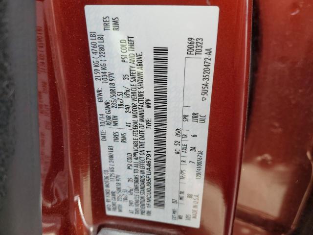 2015 FORD ESCAPE TIT - 1FMCU0J95FUA46791