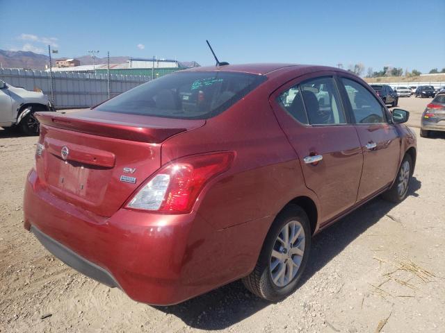 VIN: 3N1CN7AP0JL871667 Auction: COPART Lot: 62872392 Location: CO - COLORADO SPRINGS 3N1CN7AP0JL871667 NISSAN VERSA 2018 RED Photo 4