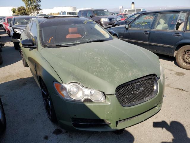 VIN: SAJWA0HE2AMR65784 Auction: COPART Lot: 62883442 Location: CA - MARTINEZ SAJWA0HE2AMR65784 JAGUAR XF 2010 GREEN Photo 1