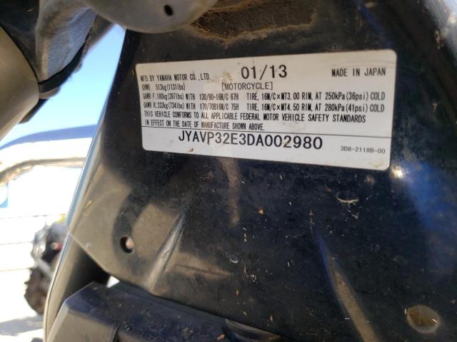 2013 YAMAHA XVS1300 CT JYAVP32E3DA002980