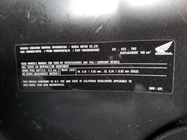 2022 HONDA ADV150 A MLHKF3855N5101695