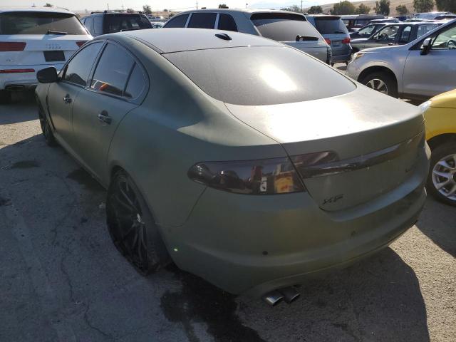 VIN: SAJWA0HE2AMR65784 Auction: COPART Lot: 62883442 Location: CA - MARTINEZ SAJWA0HE2AMR65784 JAGUAR XF 2010 GREEN Photo 3