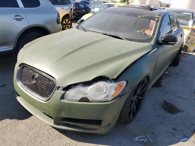 VIN: SAJWA0HE2AMR65784 Auction: COPART Lot: 62883442 Location: CA - MARTINEZ SAJWA0HE2AMR65784 JAGUAR XF 2010 GREEN Photo 2