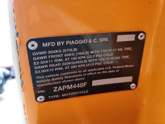 2009 VESPA LX 150 ZAPM448F595603448