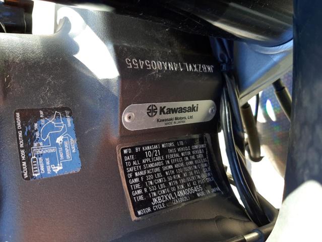 2022 KAWASAKI ZX1002 L JKBZXVL14NA005455