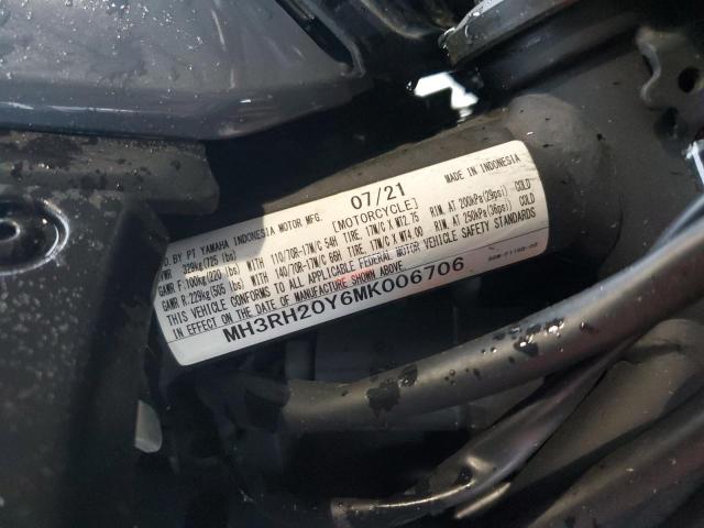 2021 YAMAHA MT-03 MH3RH20Y6MK006706