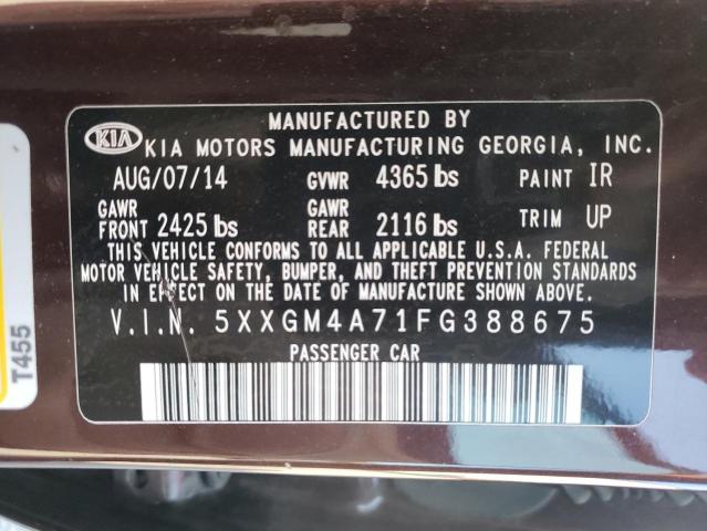 2015 KIA OPTIMA LX - 5XXGM4A71FG388675