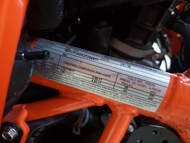 2018 KTM 390 DUKE MD2JYJ405JC299671