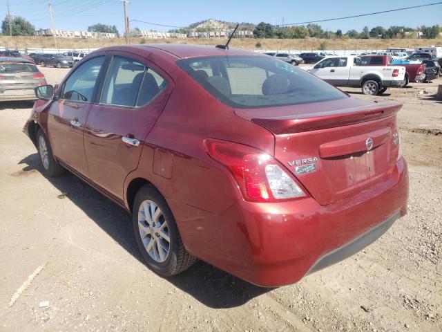 VIN: 3N1CN7AP0JL871667 Auction: COPART Lot: 62872392 Location: CO - COLORADO SPRINGS 3N1CN7AP0JL871667 NISSAN VERSA 2018 RED Photo 3