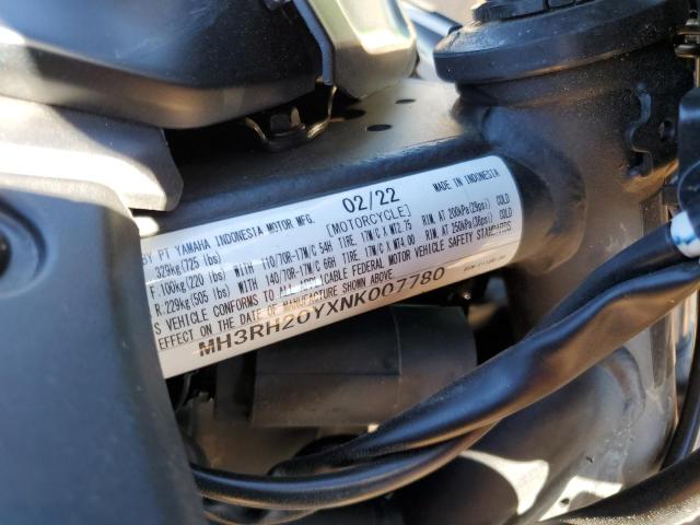 2022 YAMAHA MT-03 MH3RH20YXNK007780