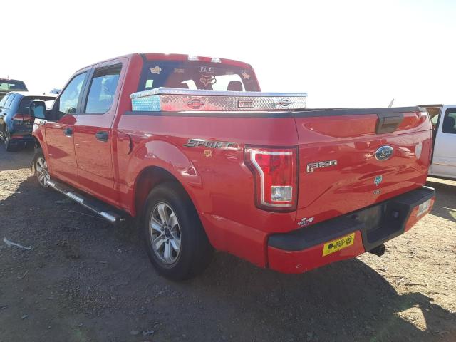  FORD F-150 2017 Красный