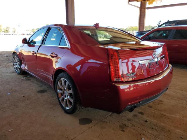 VIN: 1G6DU57VX90129836 Auction: COPART Lot: 63658022 Location: AL - TANNER VIN: 1G6DU57VX90129836 CADILLAC CTS 2009 RED Photo 3