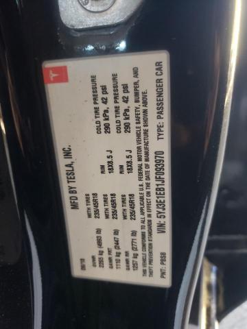 2018 TESLA 3 5YJ3E1EB1JF093970