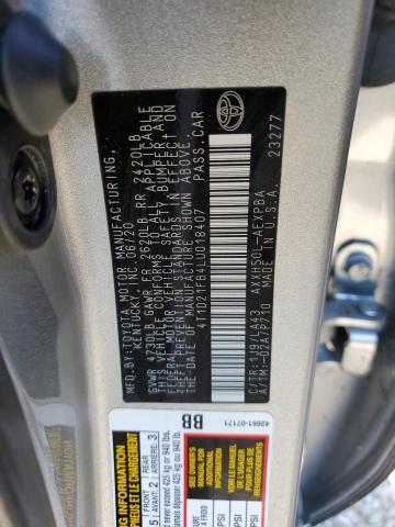 2020 TOYOTA AVALON LIM 4T1D21FB4LU018407