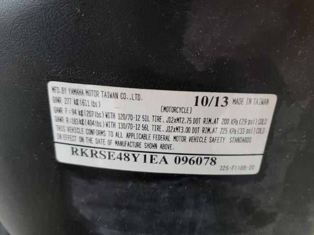 2014 YAMAHA YW125 RKRSE48Y1EA096078
