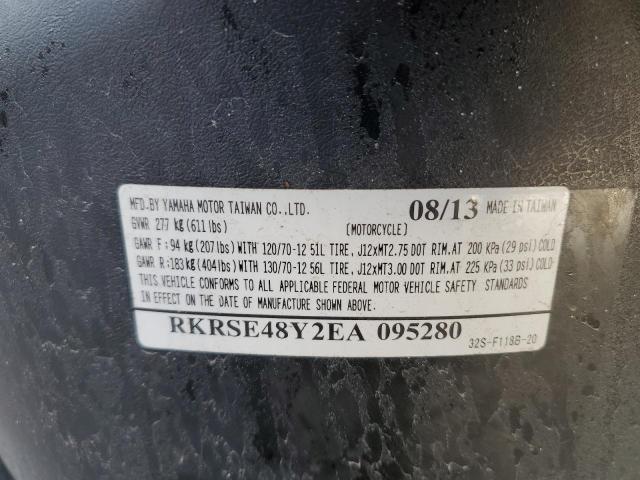 2014 YAMAHA YW125 RKRSE48Y2EA095280