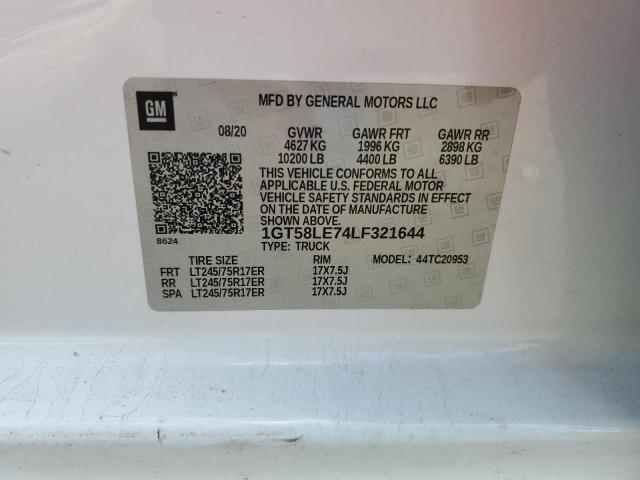2020 GMC SIERRA C25 1GT58LE74LF321644