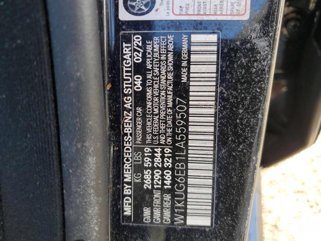 2020 MERCEDES-BENZ S 450 4MAT W1KUG6EB1LA559507