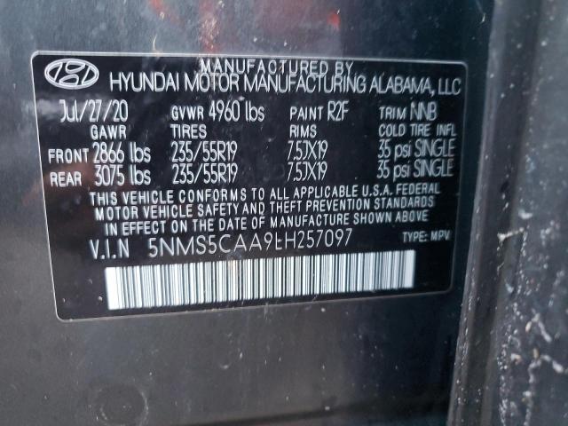 2020 HYUNDAI SANTA FE L - 5NMS5CAA9LH257097