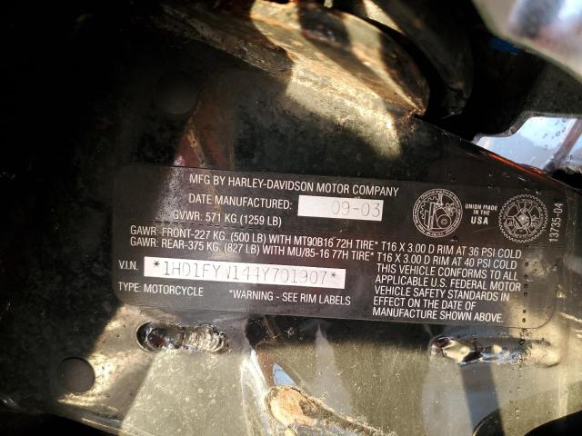 2004 HARLEY-DAVIDSON FLHRSI 1HD1FYW144Y701907