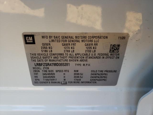 2021 BUICK ENVISION A LRBFZSR47MD065281