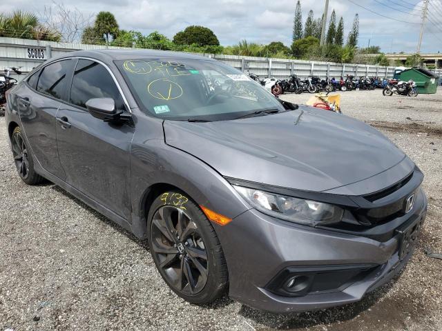 Vehiculos salvage en venta de Copart Miami, FL: 2021 Honda Civic Sport