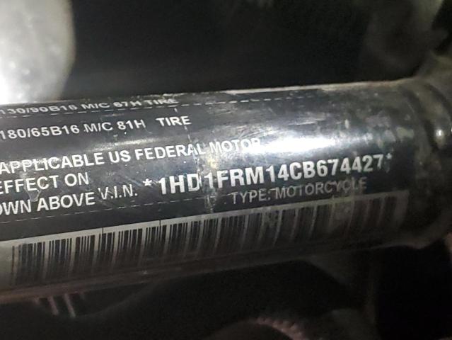 2012 HARLEY-DAVIDSON FLHRC ROAD 1HD1FRM14CB674427