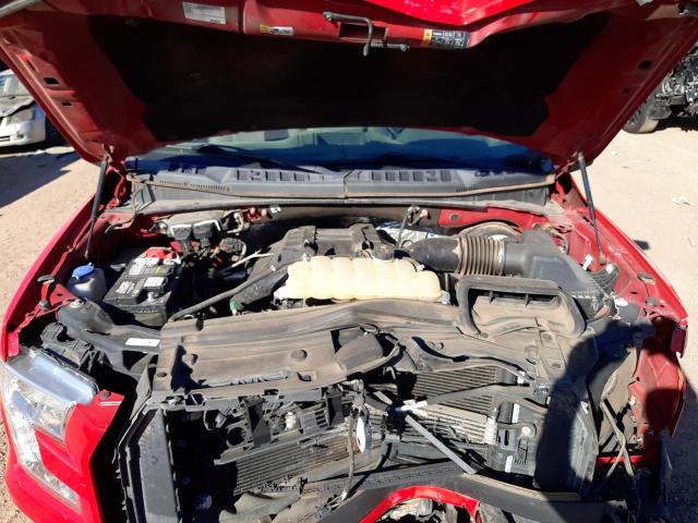  FORD F-150 2017 Красный