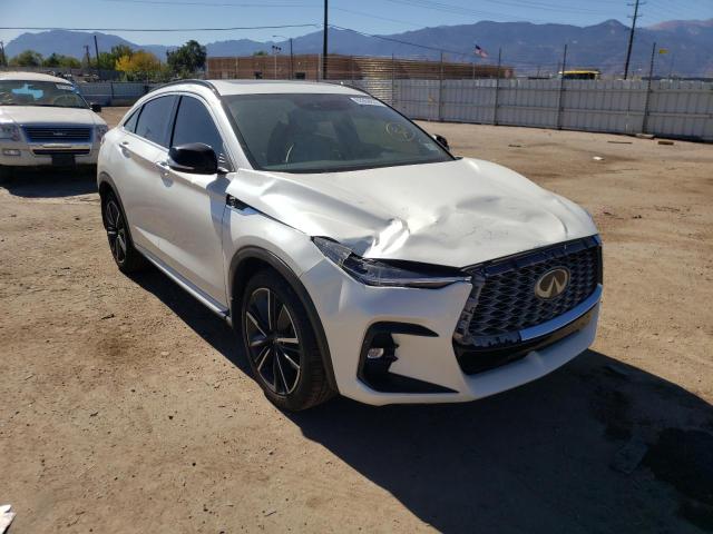 Salvage cars for sale from Copart Colorado Springs, CO: 2022 Infiniti QX55 Luxe
