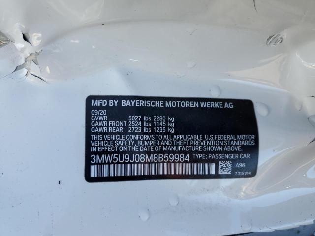 2021 BMW M340XI - 3MW5U9J08M8B59984
