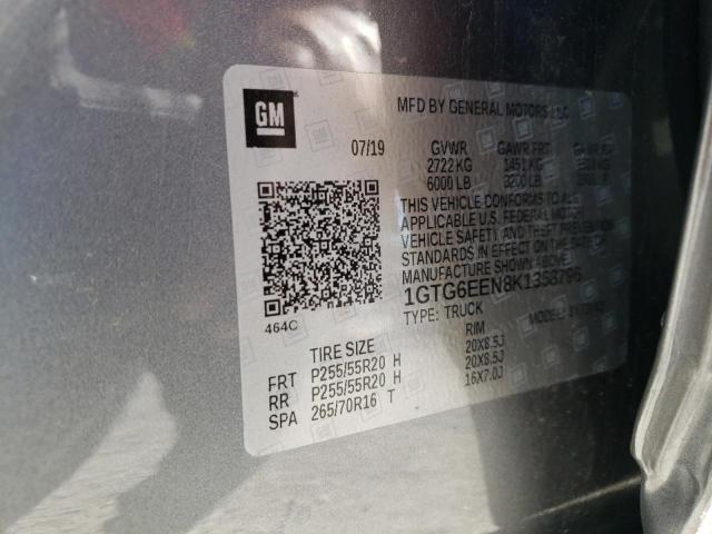 2019 GMC CANYON DEN 1GTG6EEN8K1358796