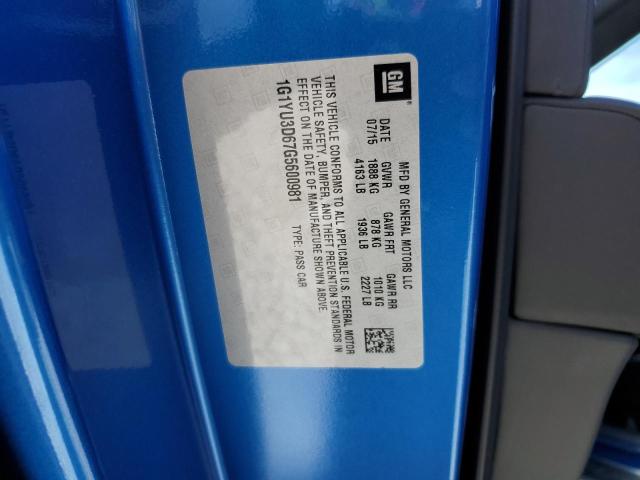 2016 CHEVROLET CORVETTE Z - 1G1YU3D67G5600981