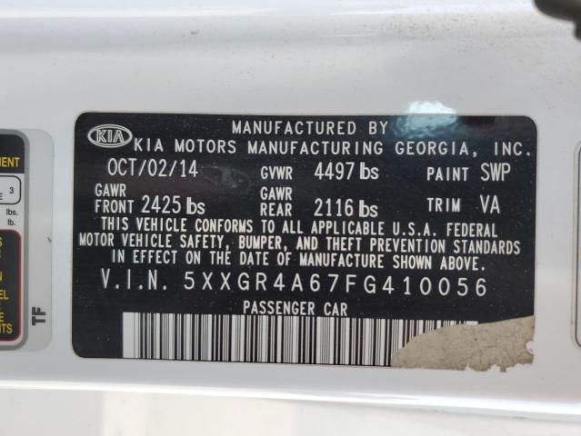 5XXGR4A67FG410056 KIA OPTIMA SX