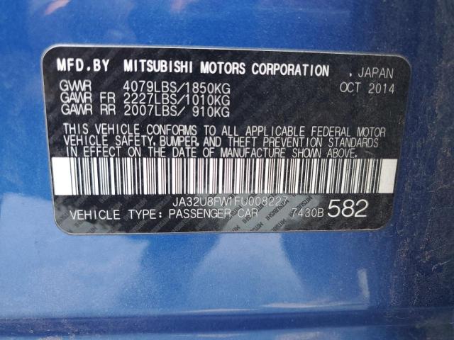2015 MITSUBISHI LANCER GT JA32U8FW1FU008227