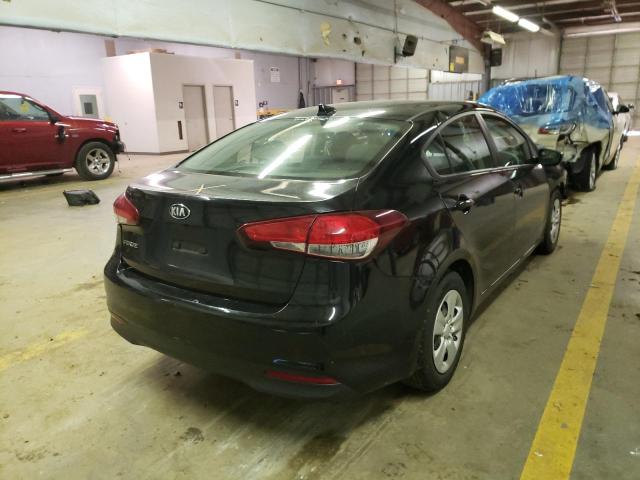 VIN: 3KPFL4A79JE282328 Auction: COPART Lot: 63726982 Location: NC - MOCKSVILLE 3KPFL4A79JE282328 KIA FORTE 2018 BLACK Photo 4