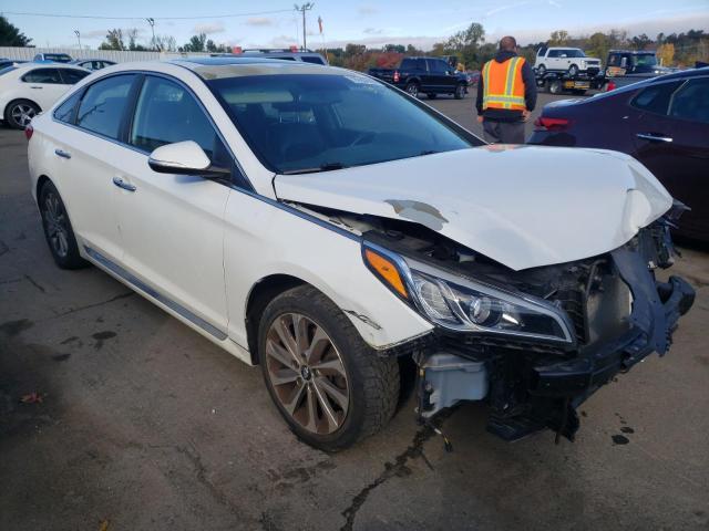Salvage cars for sale from Copart New Britain, CT: 2017 Hyundai Sonata Sport
