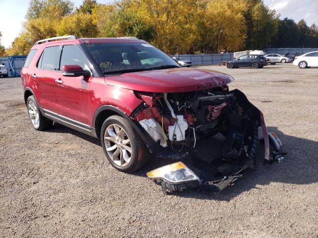 Salvage cars for sale at London, ON auction: 2015 Ford Explorer Limited
